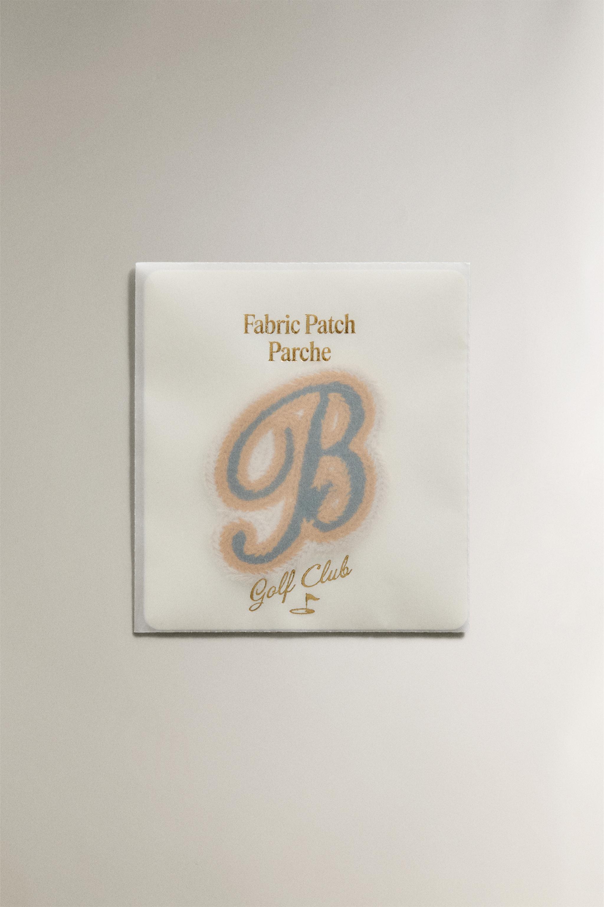 COTTON LETTER B PATCH